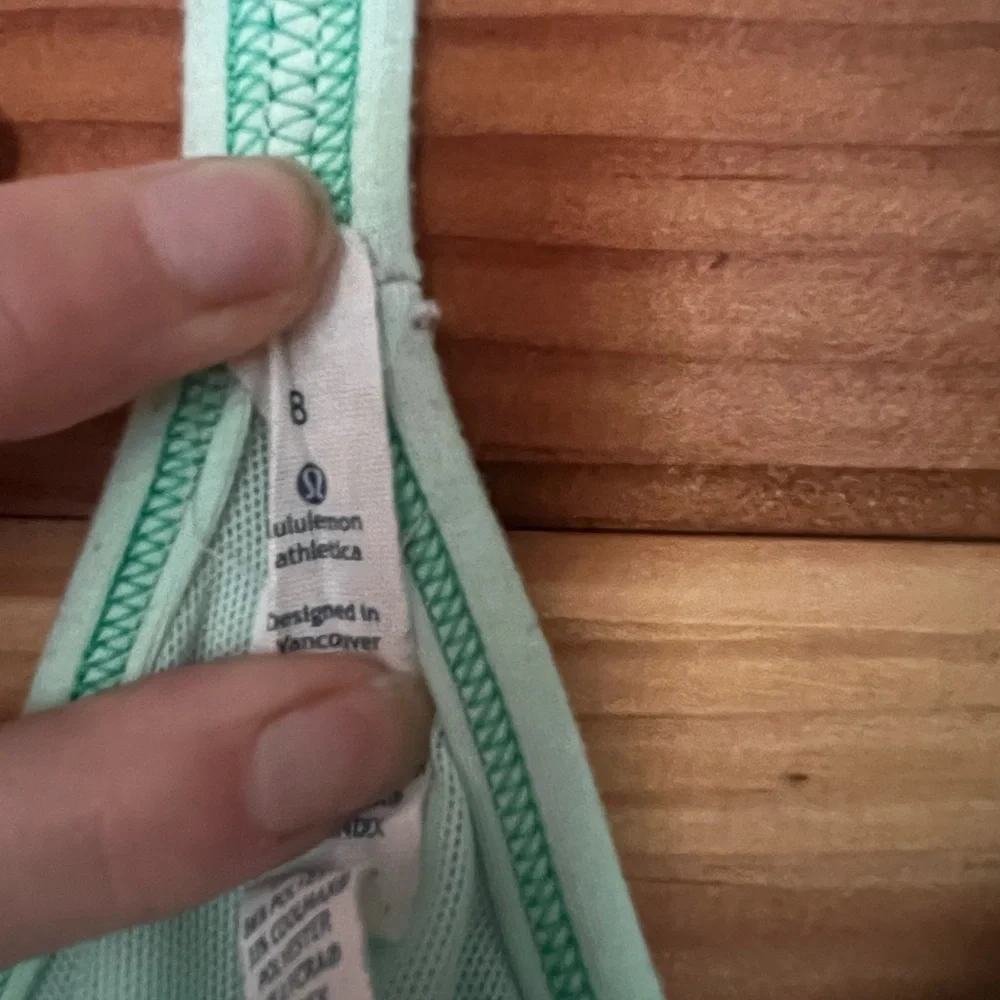 Lululemon Mint Green Tank Top